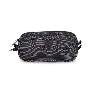 étuis à Crayons JanSport Large Accessory Pouch Noir | OUI-64191798